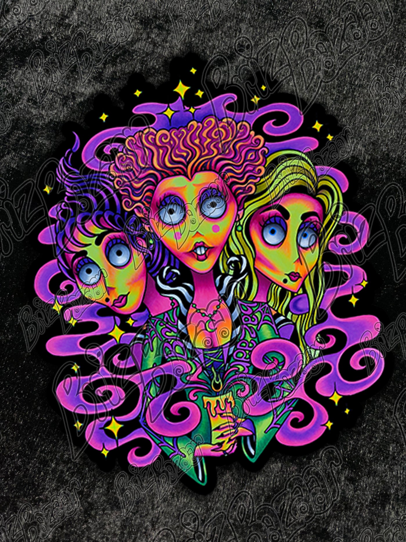 Vinyl Sticker of Wicked Witchez