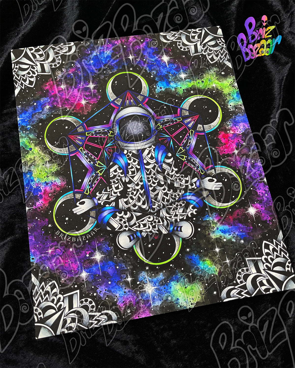 Art Print of Zen Astronaut
