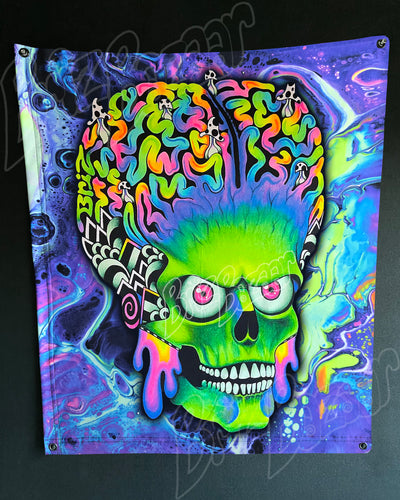 Custom Fluid UV Tapestry of ACK ACK