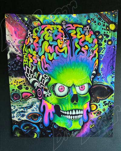 Custom Fluid UV Tapestry of ACK ACK