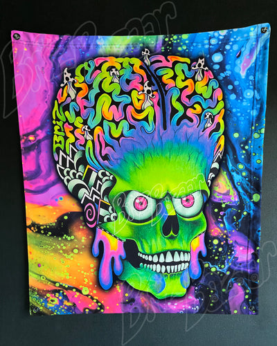 Custom Fluid UV Tapestry of ACK ACK