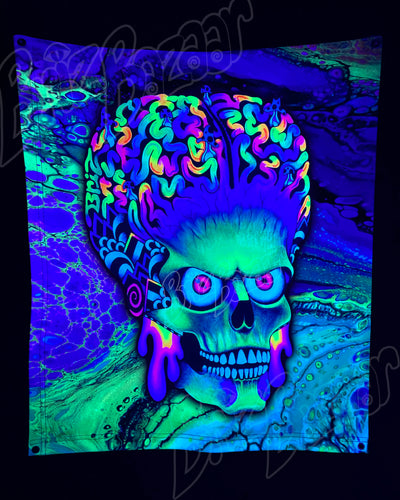 Custom Fluid UV Tapestry of ACK ACK