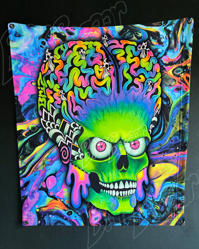 Custom Fluid UV Tapestry of ACK ACK