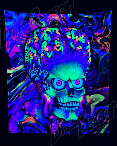 Custom Fluid UV Tapestry of ACK ACK