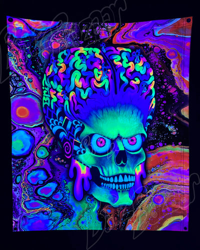 Custom Fluid UV Tapestry of ACK ACK