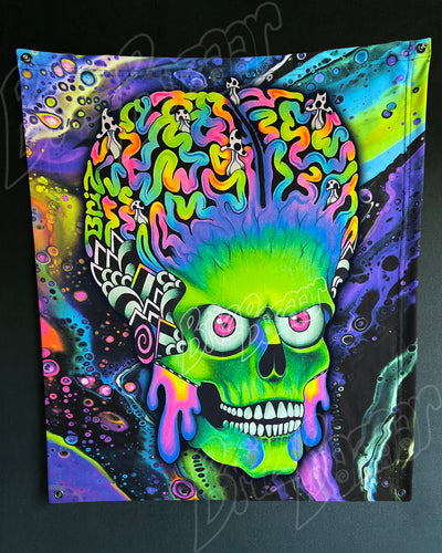 Custom Fluid UV Tapestry of ACK ACK