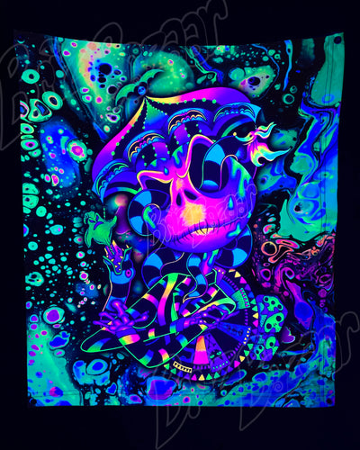 Custom Fluid UV Tapestry of BeetleJack