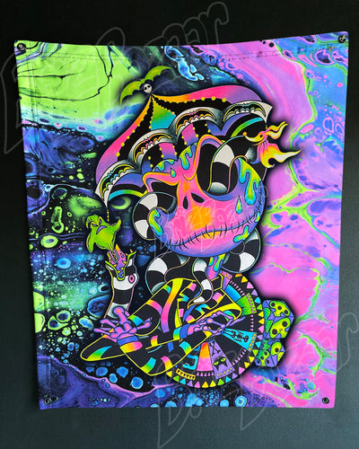 Custom Fluid UV Tapestry of BeetleJack