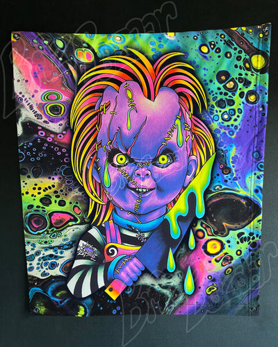 Custom Fluid UV Tapestry of Good Guyz