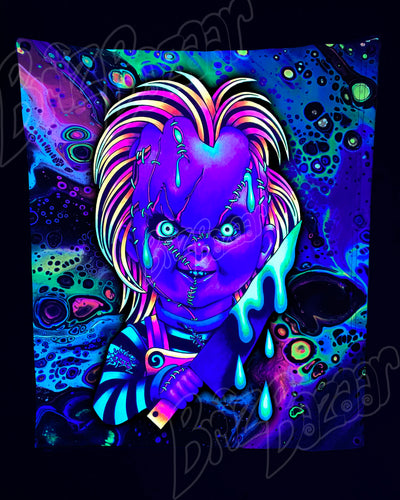 Custom Fluid UV Tapestry of Good Guyz