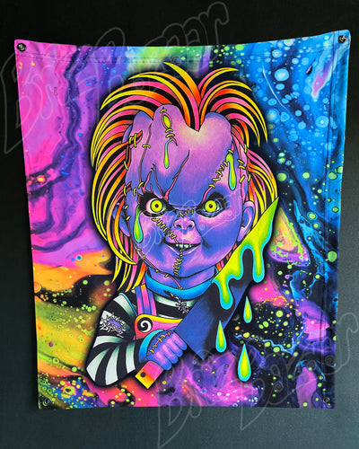 Custom Fluid UV Tapestry of Good Guyz