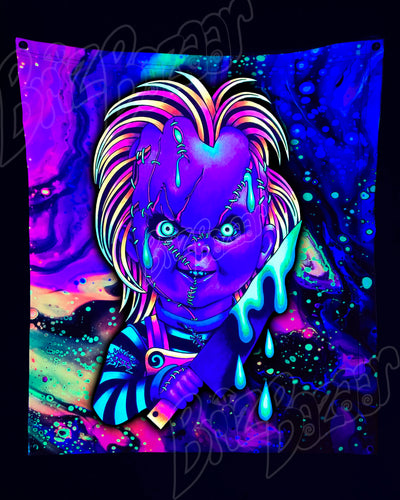 Custom Fluid UV Tapestry of Good Guyz