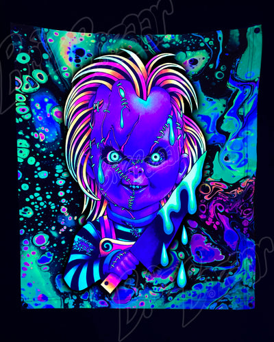 Custom Fluid UV Tapestry of Good Guyz