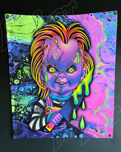 Custom Fluid UV Tapestry of Good Guyz