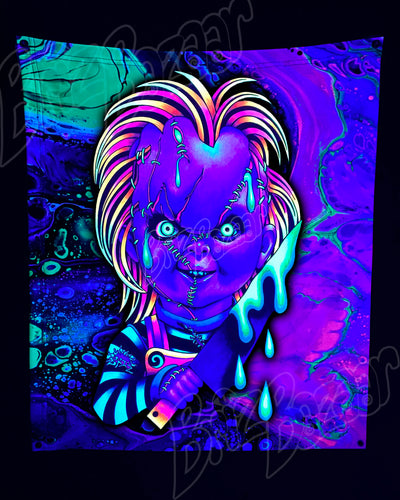 Custom Fluid UV Tapestry of Good Guyz