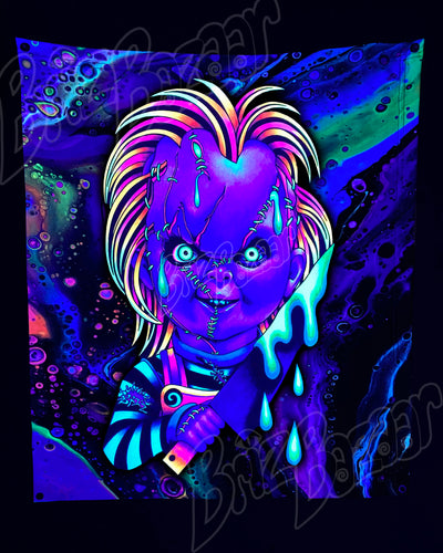 Custom Fluid UV Tapestry of Good Guyz