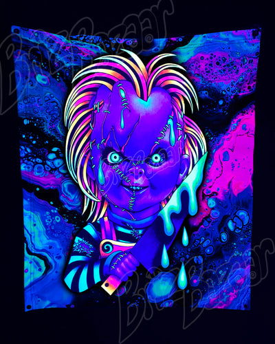 Custom Fluid UV Tapestry of Good Guyz