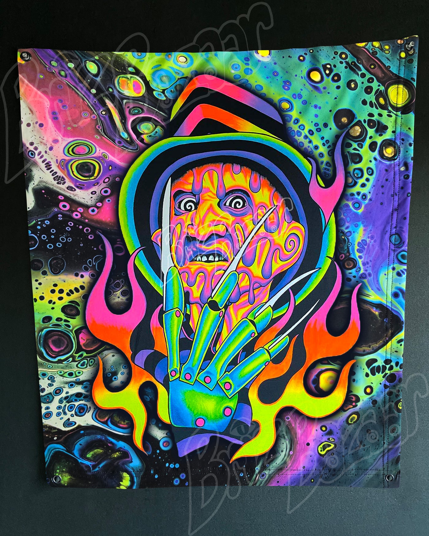 Custom Fluid UV Tapestry of Brizmare