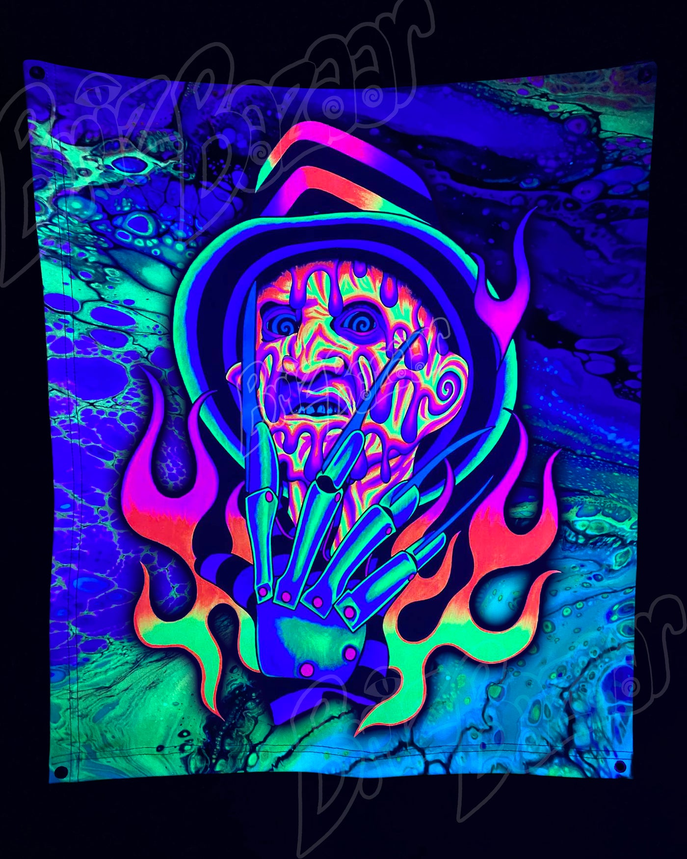 Custom Fluid UV Tapestry of Brizmare