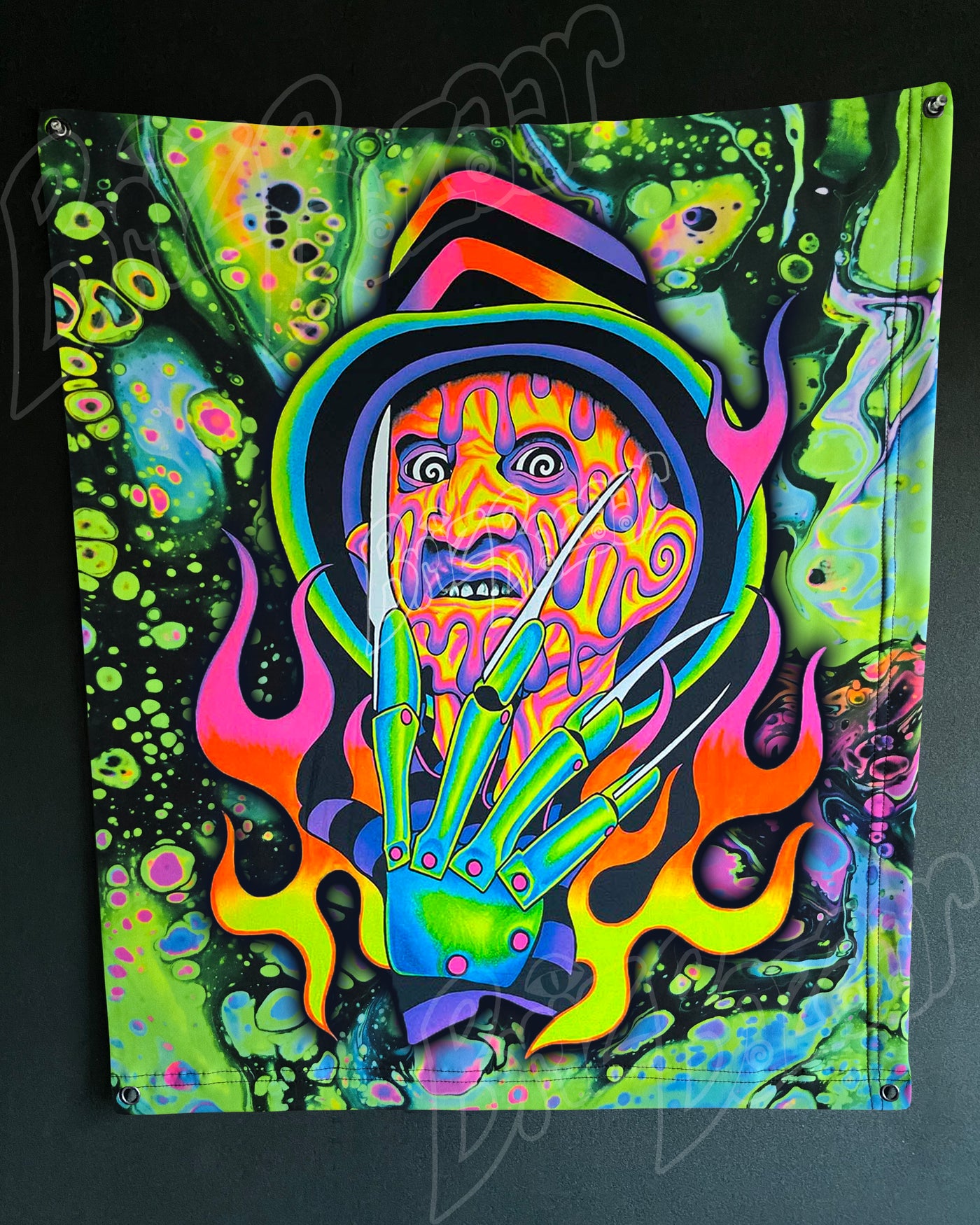 Custom Fluid UV Tapestry of Brizmare