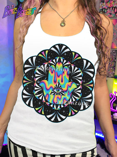 Tank Top of Trippy Hamsa V1