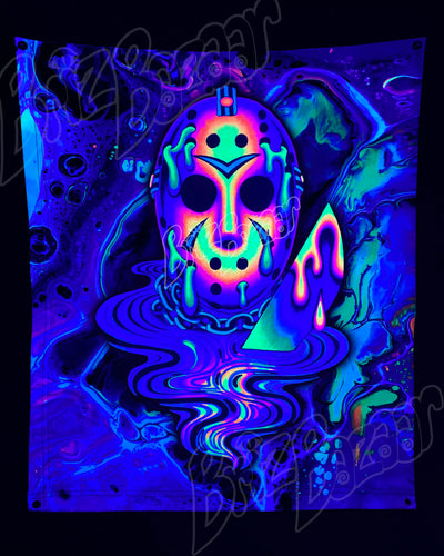 Custom Fluid UV Tapestry of Psyday