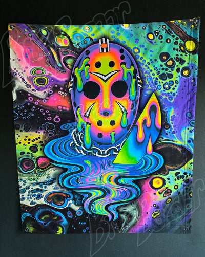 Custom Fluid UV Tapestry of Psyday