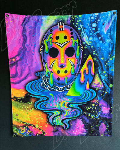 Custom Fluid UV Tapestry of Psyday