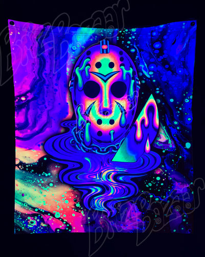 Custom Fluid UV Tapestry of Psyday