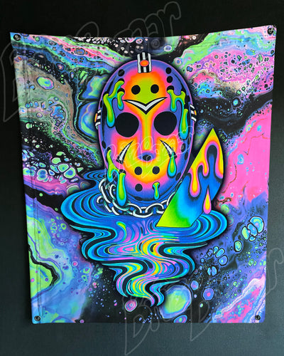 Custom Fluid UV Tapestry of Psyday