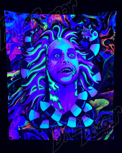 Custom Fluid UV Tapestry of Unusual