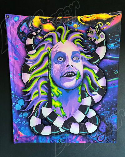 Custom Fluid UV Tapestry of Unusual