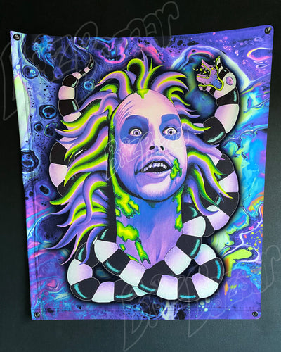 Custom Fluid UV Tapestry of Unusual