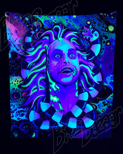 Custom Fluid UV Tapestry of Unusual