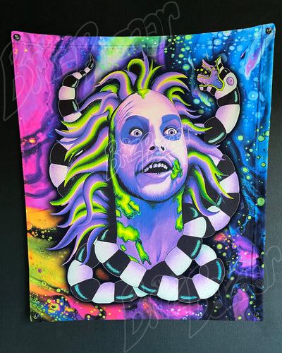 Custom Fluid UV Tapestry of Unusual
