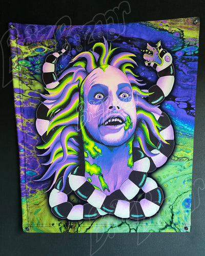 Custom Fluid UV Tapestry of Unusual