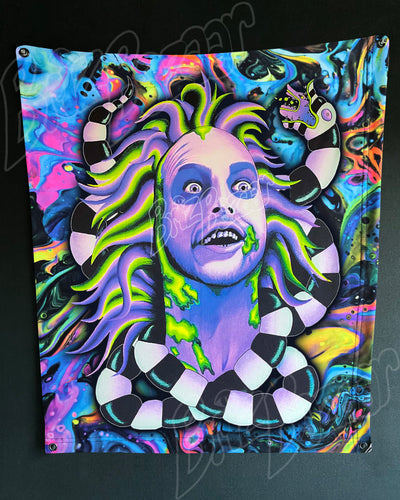 Custom Fluid UV Tapestry of Unusual