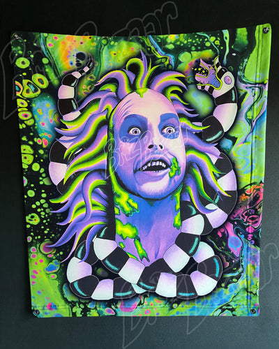 Custom Fluid UV Tapestry of Unusual