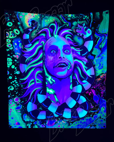 Custom Fluid UV Tapestry of Unusual