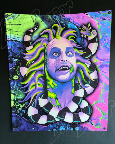 Custom Fluid UV Tapestry of Unusual