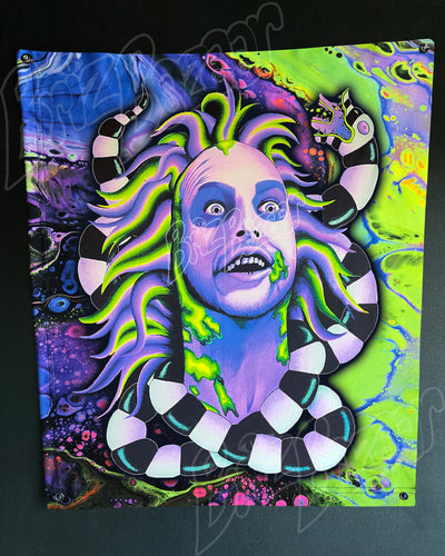 Custom Fluid UV Tapestry of Unusual