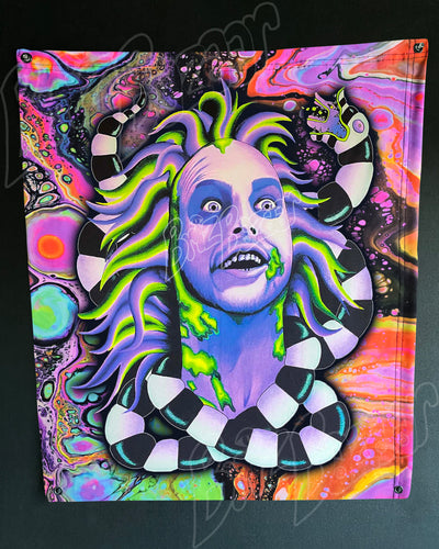 Custom Fluid UV Tapestry of Unusual