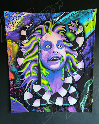 Custom Fluid UV Tapestry of Unusual