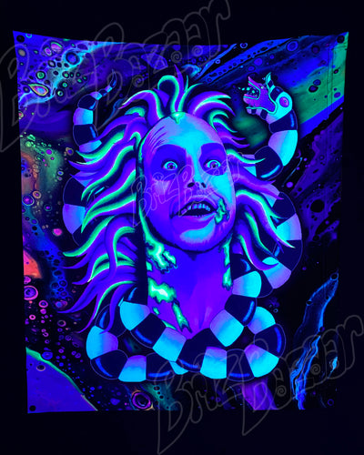 Custom Fluid UV Tapestry of Unusual