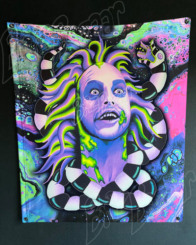 Custom Fluid UV Tapestry of Unusual