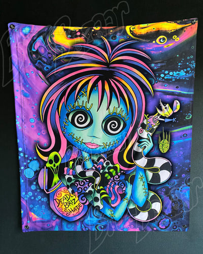 Custom Fluid UV Tapestry of Lydallyia