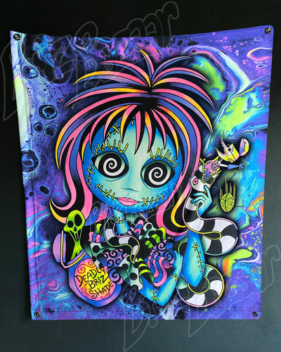 Custom Fluid UV Tapestry of Lydallyia