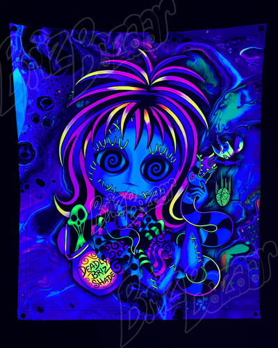 Custom Fluid UV Tapestry of Lydallyia