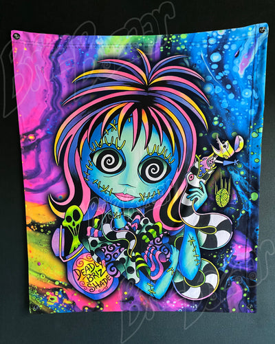 Custom Fluid UV Tapestry of Lydallyia