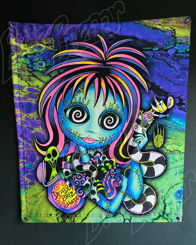 Custom Fluid UV Tapestry of Lydallyia